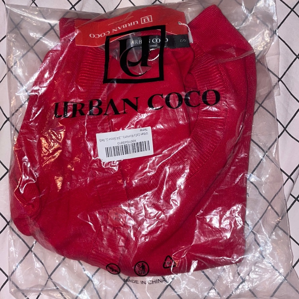 Size Small Red cardigan, never worn!